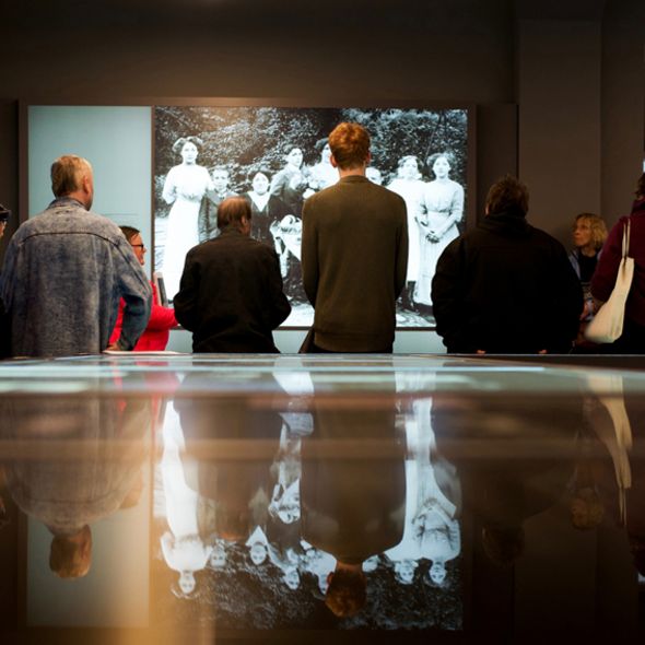Dauerausstellung in der Gedenkstätte für die Opfer der Euthanasie-Morde (© SBG, Lioba Kaluza)